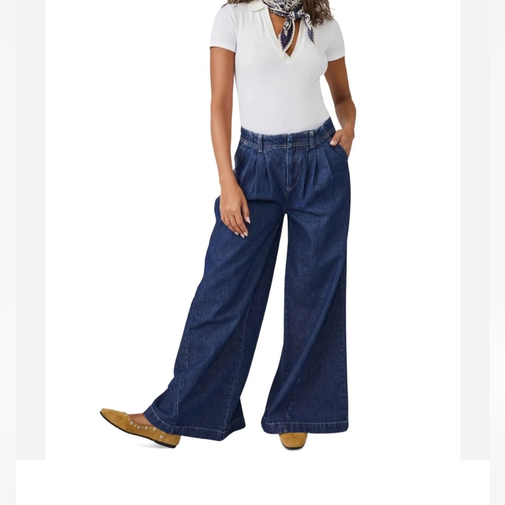 Free People Equinox Wide-Leg Jeans - Picture 4 of 7